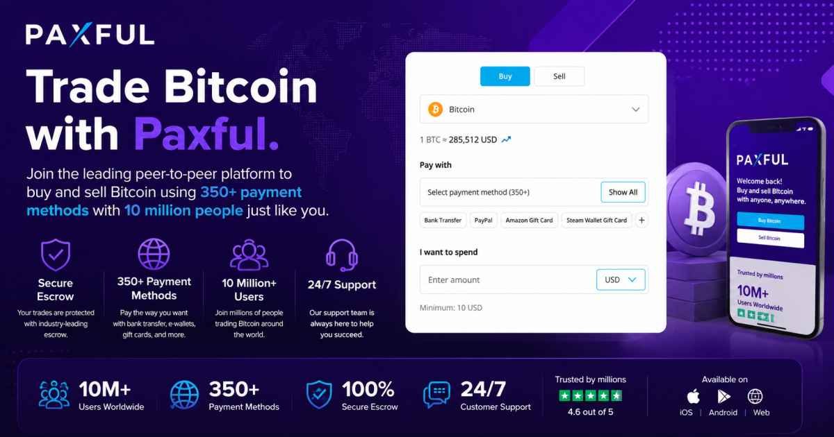 Paxful Review 2026: The Ultimate Guide to the P2P Crypto Marketplace