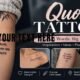 quote tattoos